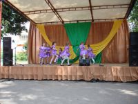 Выступление хореографического коллектива «Маленькие звездочки» на празднике «День поселка».